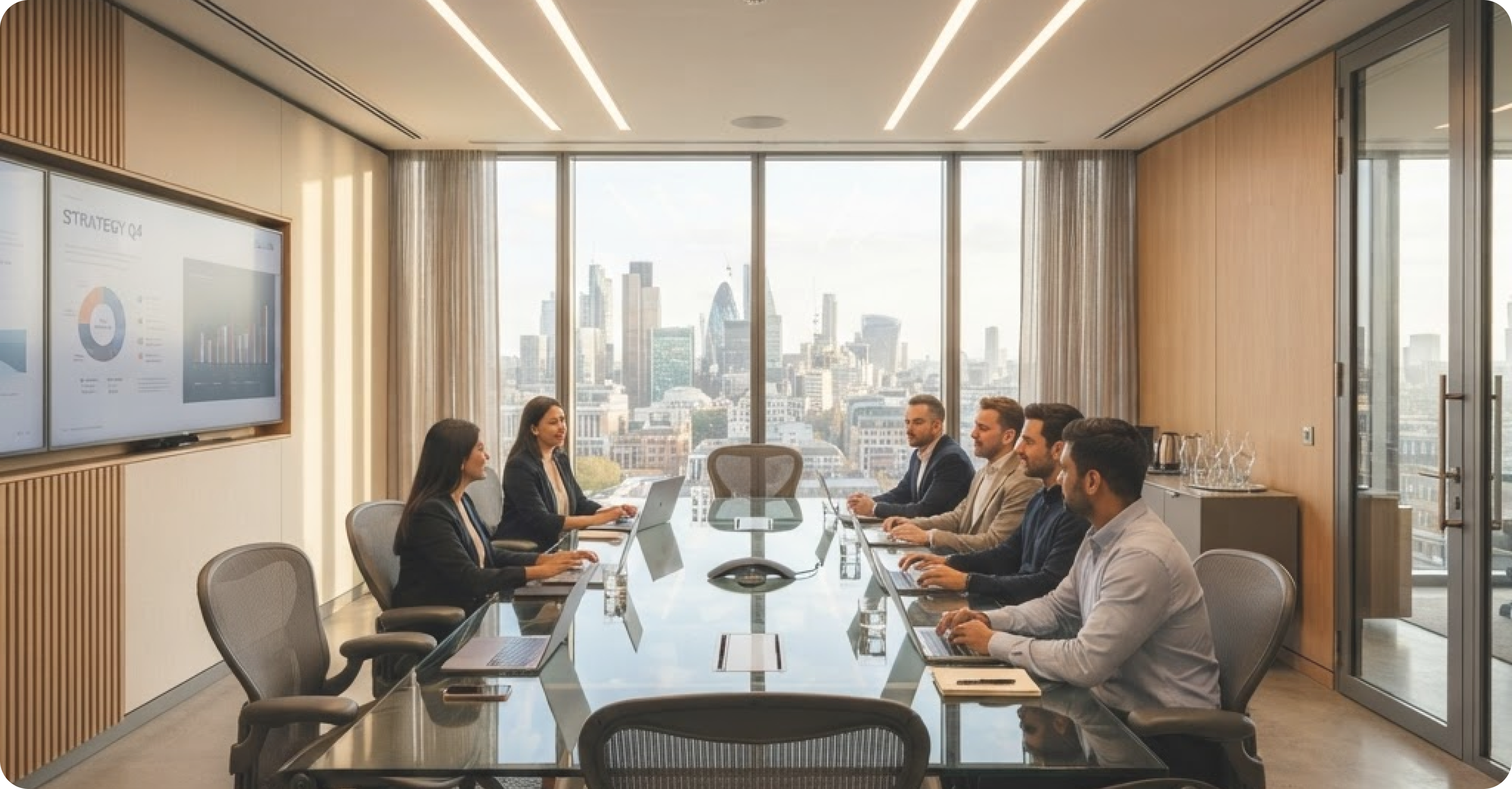 Corporate Boardroom Lighting
